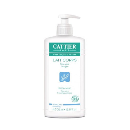 Cattier Lait Corps Modelant Aloe Vera Onagre (500 ml)