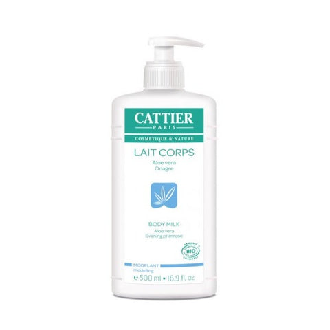 Cattier Lait Corps Modelant Aloe Vera Onagre (500 ml)