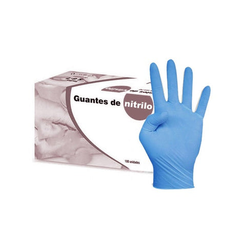 Dispomedic Gants sans poudre en nitrile Moyen 100 Unités