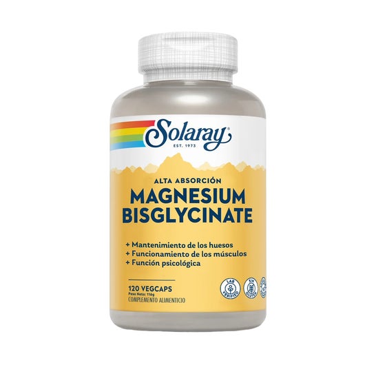 Solaray Magnesium Bisglycinate 120 comprimés