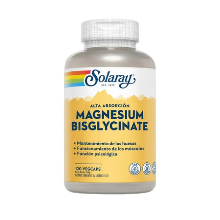 Solaray Magnesium Bisglycinate 120 comprimés
