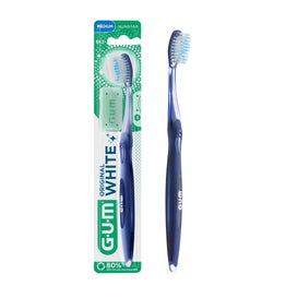 Gum Original White Compact Medium Toothbrush