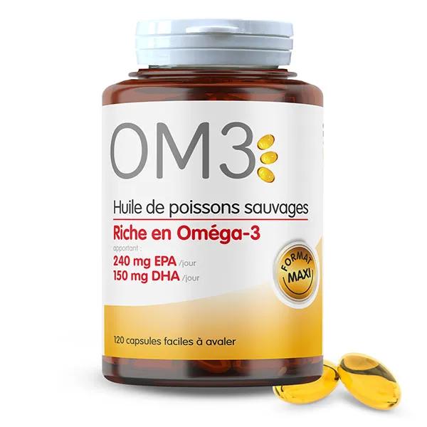 OM3 Huile de poisson 120 capsules