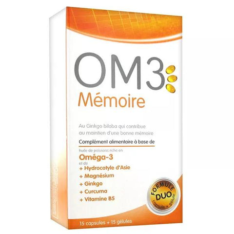 OM3 Memory Formula Duo 15 capsules + 15 softgels