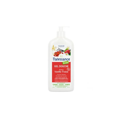 Natessance Kid shampooing douche fraise-vanille (500 ml)