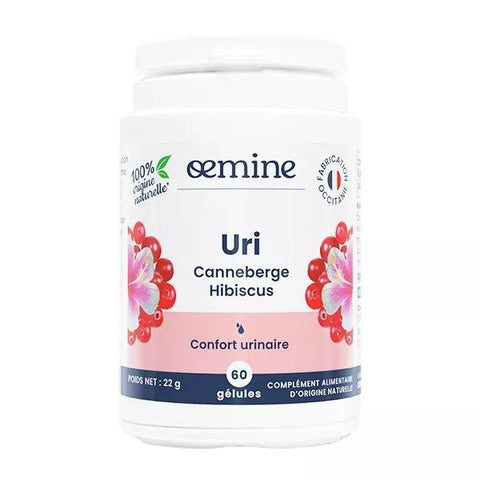 Oemine Confort Urinaire Uri Canneberge Hibiscus 60 gélules