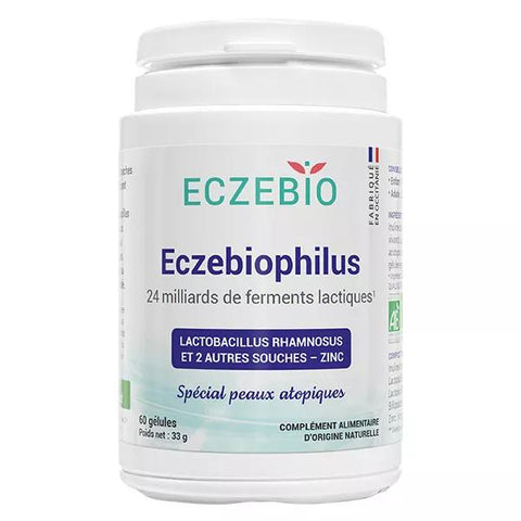 Oemine Eczebiophilus Spécial Peaux Atopiques 60 gélules