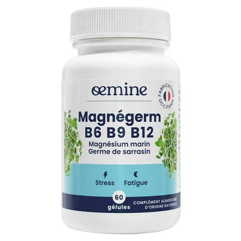 Oemine Magnégerm B6 B9 B12 Marine Magnesium Stress and Fatigue 60 capsules