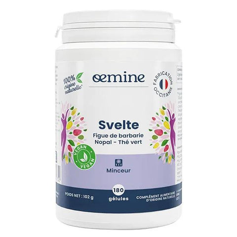 Oemine Svelte Prickly Pear Nopal and Green Tea Slimming 180 capsules