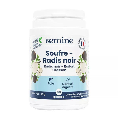 Oemine Sulfur Black Radish 60 capsules