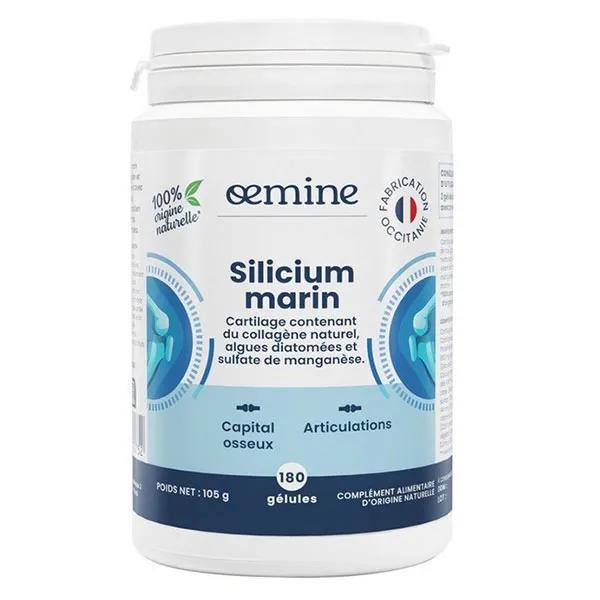 Oemine Silicium Marin Collagène et Calcium Capital Osseux et Articulations 180 gélules