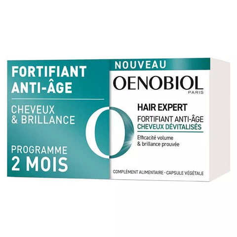 Oenobiol Hair Expert Fortifying Anti-Ageing 2 x 30 Capsules Duo Pack