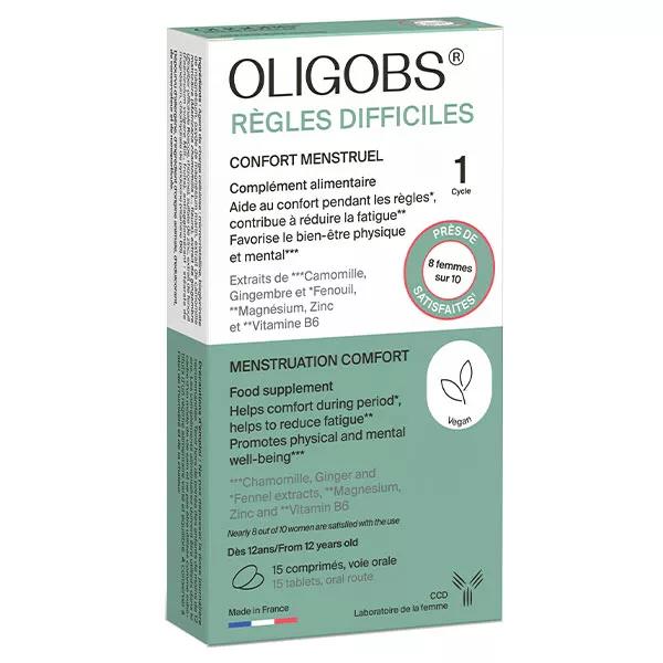 Oligobs Règles Difficiles Boîte 1 cycle 15 comprimés sécables