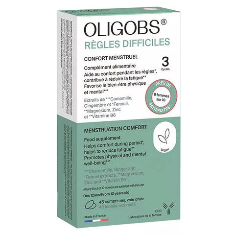 Oligobs Difficult Periods Box 3 cycles 45 scoreable tablets