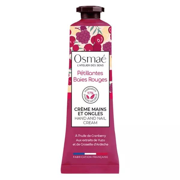 Osmaé Crème Mains Pétillante Baies Rouges 30 ml