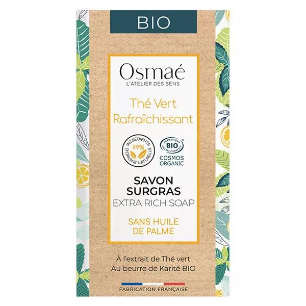 Osmaé Savon Bio sans Palme Thé Vert Rafraichissant (150 g)