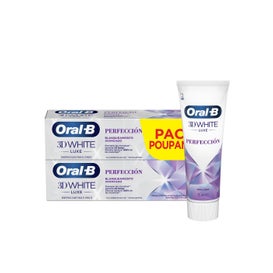 Oral-B 3D White Advanced Luxe Dentifrice Perfection Blancheur Avancée 2x75ml