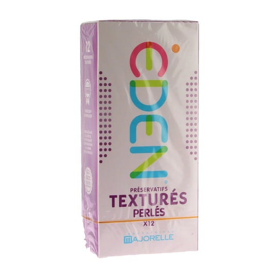 Eden Préservatifs Masculins Texturés Perlés (12 unités)