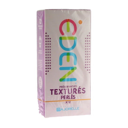 Eden Préservatifs Masculins Texturés Perlés (12 unités)