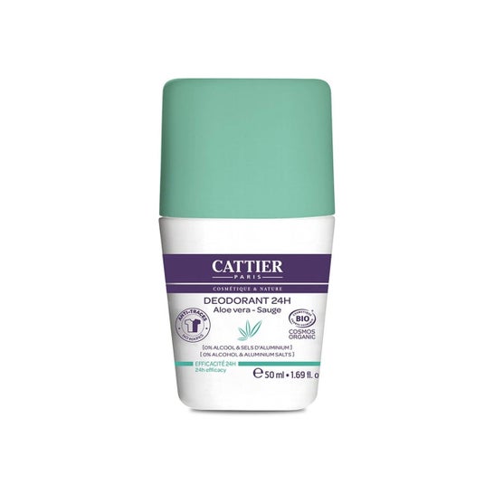 Cattier Déodorant 24H Roll-On (50 ml)