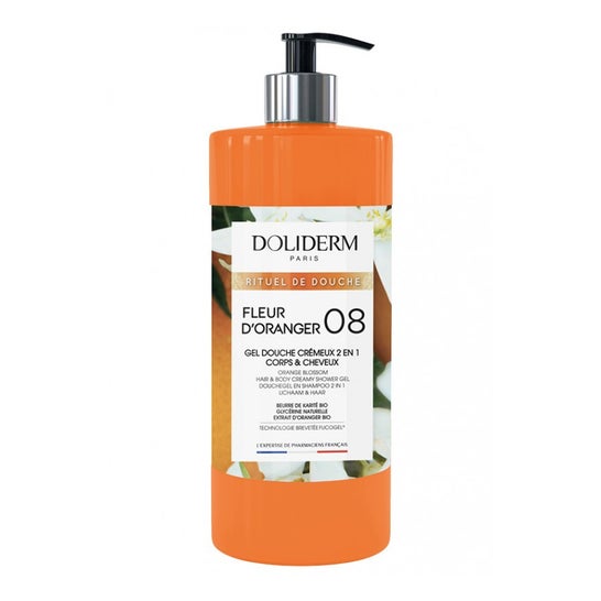 Doliderm Gel Douche Cremeux 08 Fleur d'Oranger (1L)