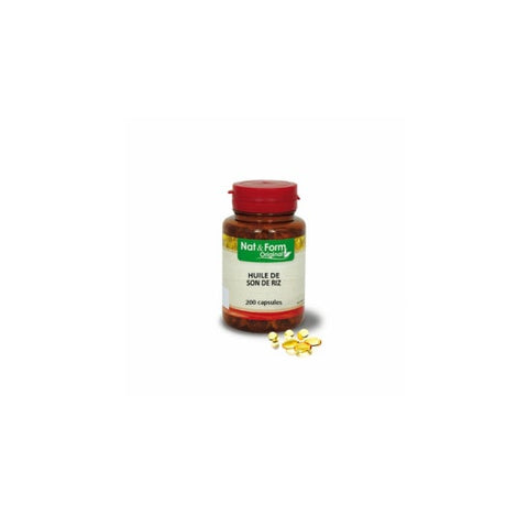 Nat & Form Original Rice Bran 200 capsules