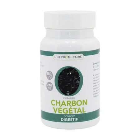 L'Herbothicaire Charbon Végétal 210 mg (180 gélules)