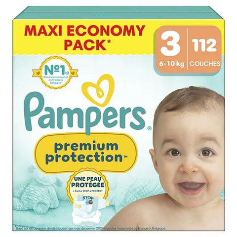 Pampers Premium Protection Diapers Size 3 Maxi Pack (6-10 kg)