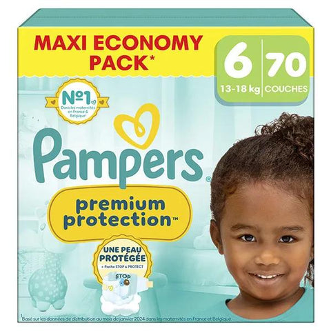 Pampers Premium Protection Diapers Maxi Pack Size 6 (13-18 kg)