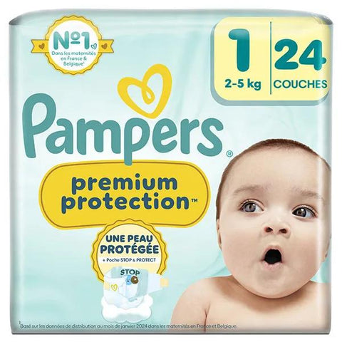 Pampers Premium Protection Diapers Size 1 (2-5 kg)