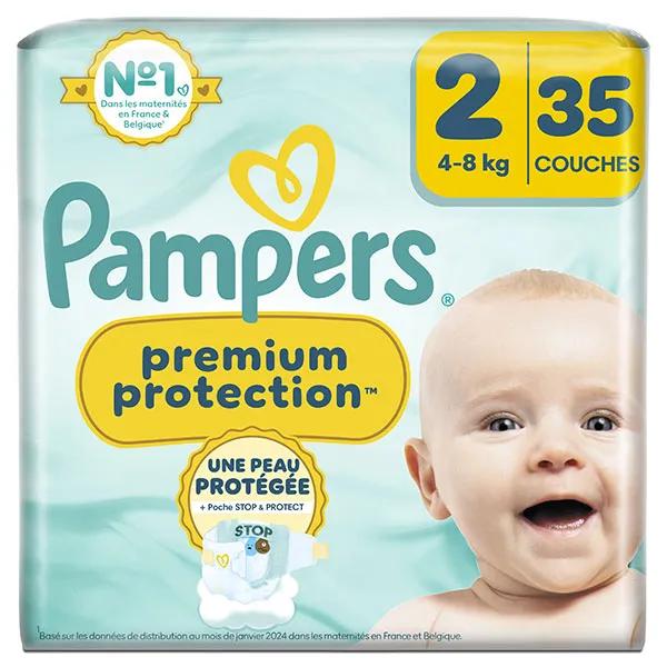 Pampers Couches Premium Protection T2 (4-8 Kg)