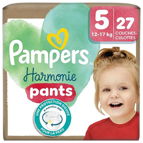 Pampers Harmonie Pants Size 5 (12-17 kg) With Recyclable Paper Packaging