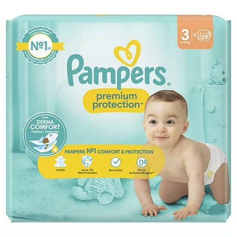 Pampers Premium Protection diapers size 3 (29 count)