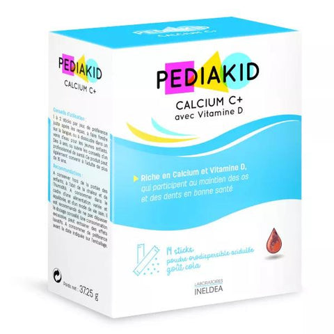 Pediakid Calcium+ Box of 14 sticks
