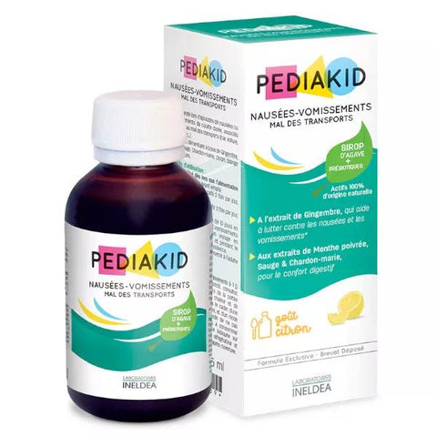 Pediakid Nausea Vomiting Motion Sickness 125ml Bottle
