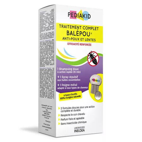 Pediakid Complete Balépou Head Lice and Nit Treatment