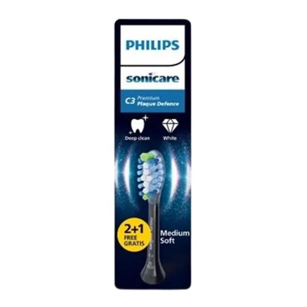 Philips Sonicare HX9043/88 Têtes de brosse à dents noires C3 2+1
