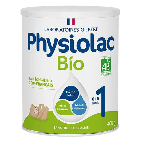 Physiolac Organic 1st Age Milk 400g