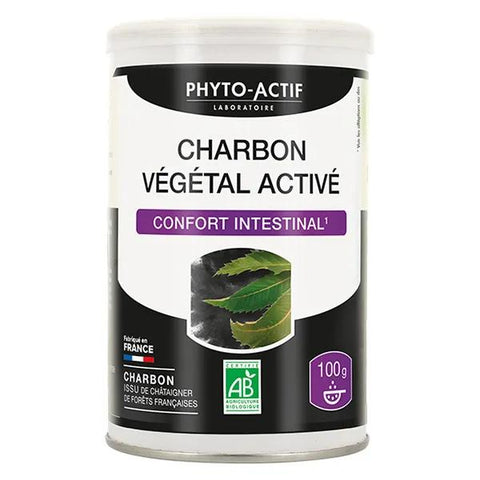 Phyto-Actif Digestion Poudre de Charbon Bio (100 g)