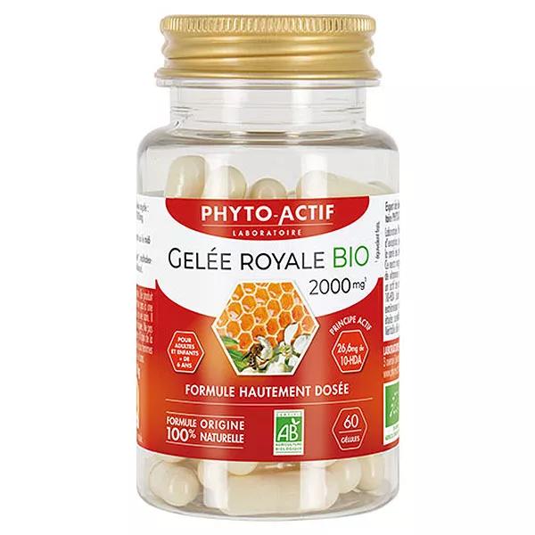 Phyto-Actif Vitalité Gelée Royale Bio 2000mg 60 gélules