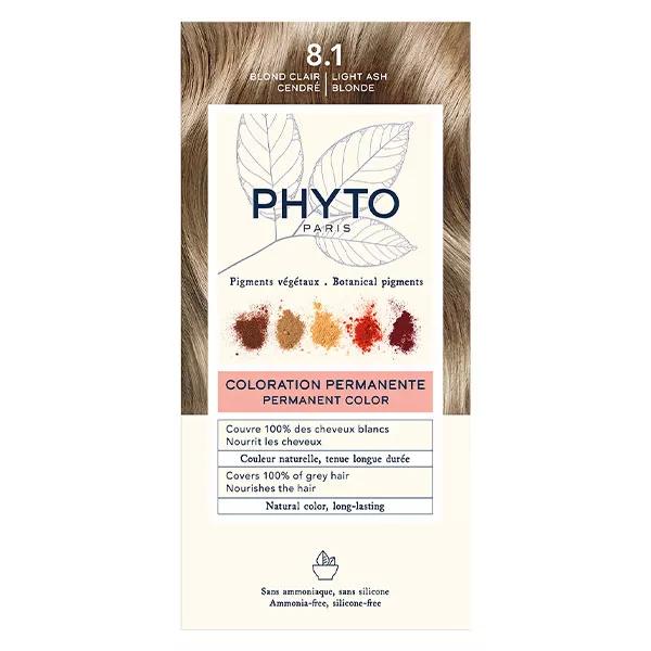 Phyto Coloration Permanente N°8.1 Blond Clair Cendré