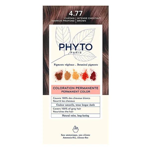Phyto PhytoColor Coloration Permanente N°4.77 Châtain Marron Profond