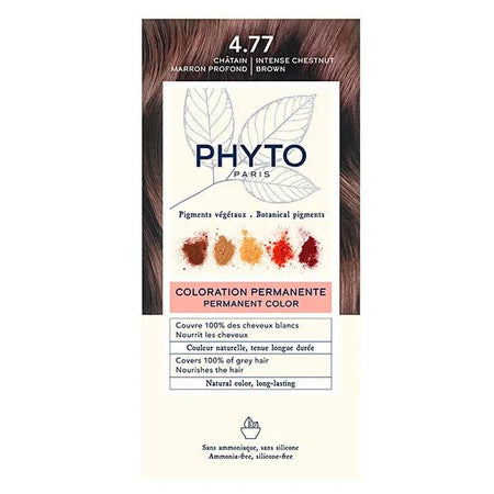 Phyto PhytoColor Coloration Permanente N°4.77 Châtain Marron Profond