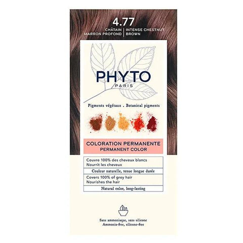 Phyto PhytoColor Coloration Permanente N°4.77 Châtain Marron Profond