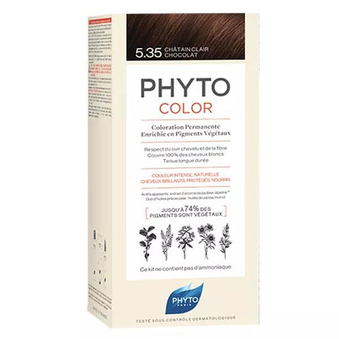 Phyto PhytoColor Permanent Hair Dye No. 5.35 Light Chocolate Brown