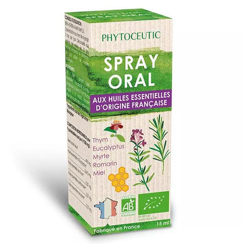 Phytoceutic Organic Oral Throat Spray 15ml