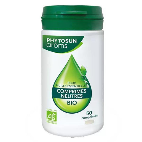 Phytosun Arôms Comprimés neutres Pour Huiles Essentielles Bio (50 comprimés)