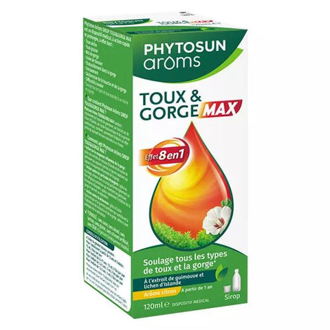 Phytosun Arôms Cough and Throat Syrup Max Effect 8in1 120ml