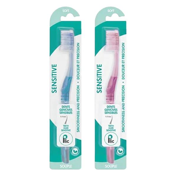 Plic Brosse à dents Sensitive poils Souples pour dents et gencives sensibles