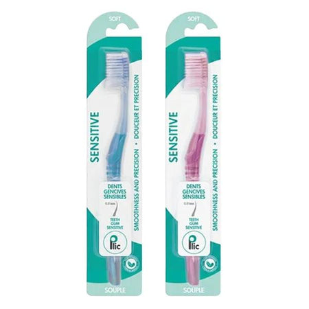 Plic Brosse à dents Sensitive poils Souples pour dents et gencives sensibles
